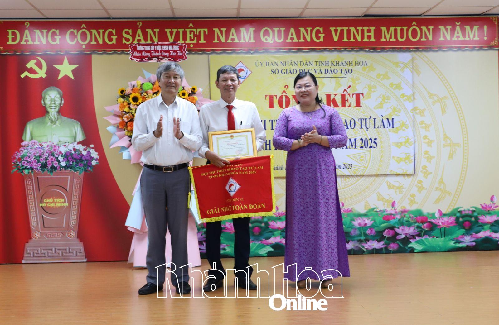 Trường Cao đẳng Kỹ thuật Công nghệ Nha Trang đạt giải nhất Hội thi thiết bị đào tạo tự làm cấp tỉnh năm 2025